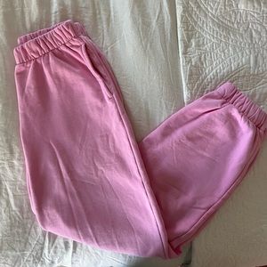 Brandy Melville pink sweatpants